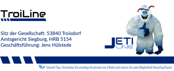 Logo & Kontaktdaten Jeti-Line